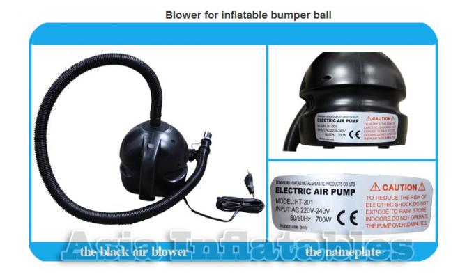 1.0mm PVC Inflatable Zorb Ball With One Entrance and Plug