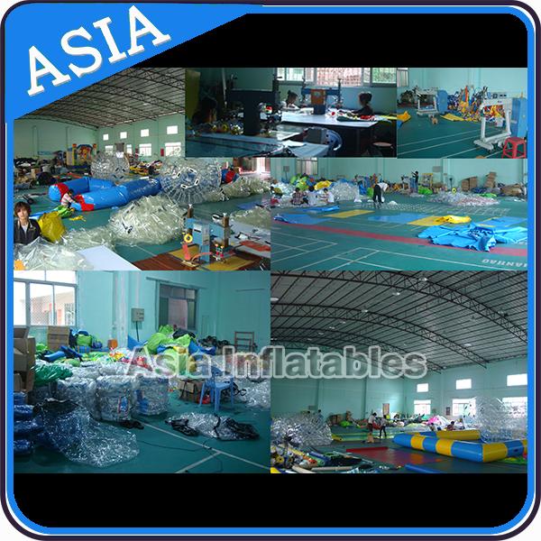 1.0mm PVC Inflatable Zorb Ball With One Entrance and Plug