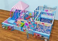 Kids Indoor Soft Blow Up Playground With Candy Theme 3 Years Warranty