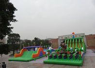PVC Commercial Giant Inflatable Obstacle Course / Adult Inflatable Slide
