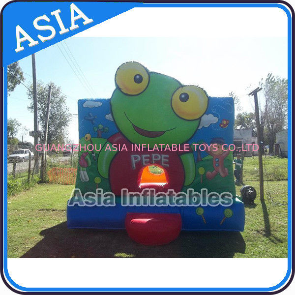 Inflatable Bouncer Sapo Pepe Bouncy Castle For Party Hire Outdoor Games