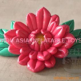 Colorful Real Touch Inflatable Lighting  Water Lily For Decoration