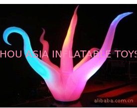 Customized  Inflatable Lighting With Seaweed Party Led Light