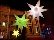 Party Decorations Inflatable Lighting With Pink / Green /Yellow Star Lighting